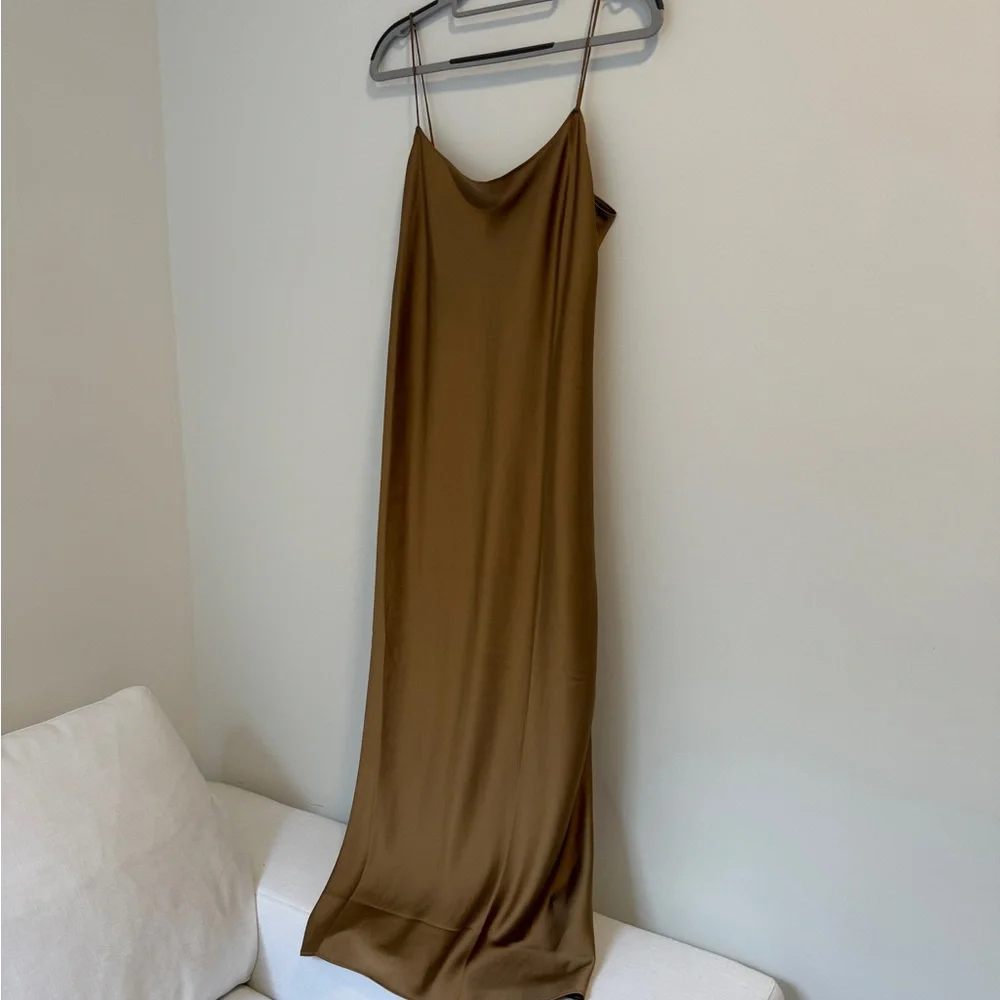 J. Crew Gold Slip Dress - Picture 3 of 6